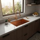 Cuba Gourmet Cozinha 50x40 Completa Aço Inox 304 Escovado Rose