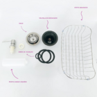 Cuba Gourmet Cozinha Aço Inox 201 Com Acessórios 60x42cm