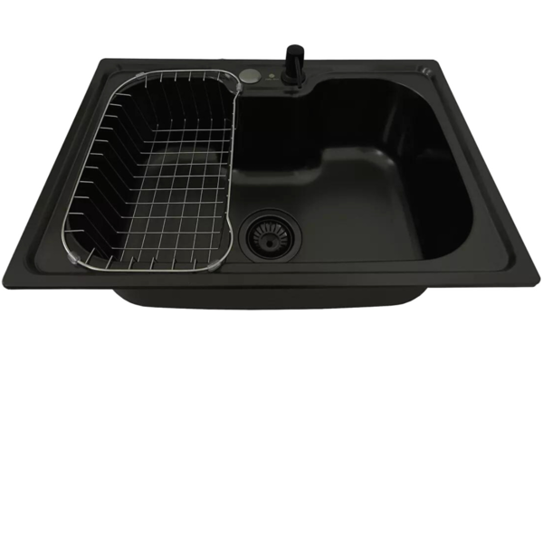 Cuba Gourmet Cozinha Aço Inox 304 Black 50x40cm + Acessórios