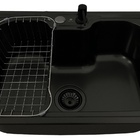 Cuba Gourmet Cozinha Aço Inox Black 60x42cm Com Acessórios