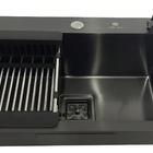 Cuba Gourmet Cozinha E Lixeira Quadrada Preta Torneira Preta