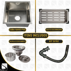 Cuba Gourmet Cozinha Inox 304 Anti Risco Nano Pvd Escovada 44