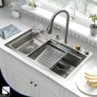 Cuba Gourmet Cozinha Inox 304 Anti Risco Nano Pvd Escovada +