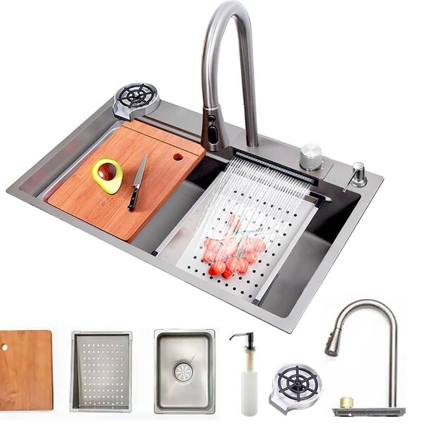 Cuba Gourmet Cozinha Luxo Pia Premium Com Torneira Cascata La