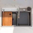 Cuba Gourmet Cozinha Luxo Pia Premium Com Torneira Cascata La