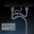 Cuba Gourmet Cozinha Pia Dupla Prata Luxo Aço Inox Brinovar