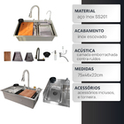 Cuba Gourmet Dupla Com Acessorios Espaçokb Fy7546s Inox Escov