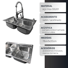 Cuba Gourmet Dupla Com Acessorios Espaçokb Md7843 Santin Acet