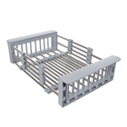 Cuba Gourmet Dupla Quadrada Aço Inox 304 Escovada 78x43cm