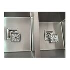 Cuba Gourmet Dupla Quadrada Aço Inox 304 Escovada 78x43cm