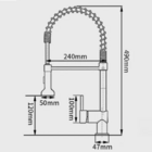 Cuba Gourmet Dupla Quadrada Pia Aço Inox Acessórios + Torneir