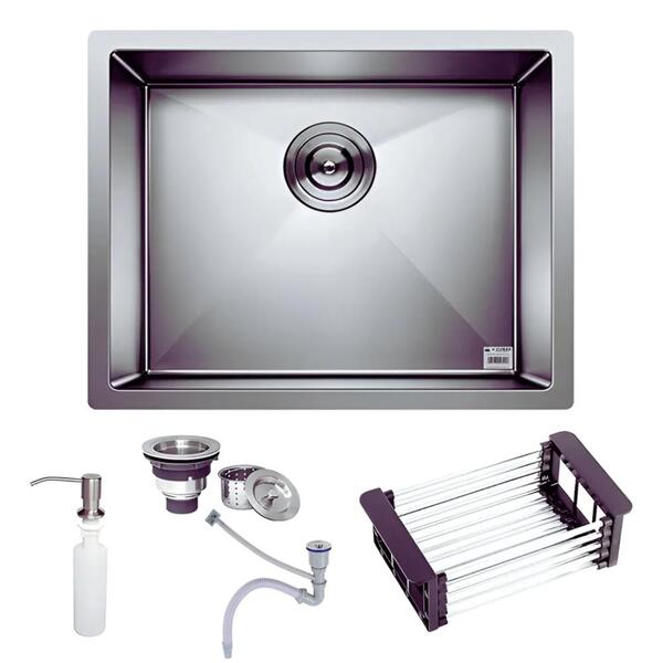 Cuba Gourmet Em Inox Com Cesta 50x40cm Cesta E Dispenser