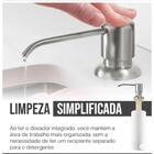 Cuba Gourmet Em Inox Com Cesta 50x40cm Cesta E Dispenser