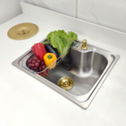 Cuba Gourmet Inox 304 50x40 Lixeira De Embutir 5 Litros Doura