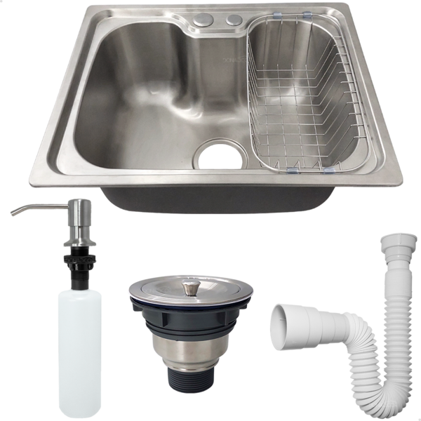 Cuba Gourmet Inox 304 Pia Cozinha 50x40 Cesto Escorredor Disp