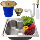 Cuba Gourmet Inox 50x40 Lixeira De Embutir 5 Litros Dourada D