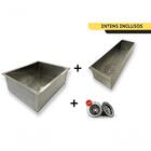 Cuba Gourmet Inox Ajb 40x40 Acompanha Escorredor