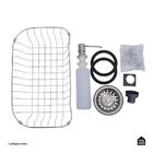 Cuba Gourmet Para Cozinha Com Acessórios Aço Inox 201 Texturi