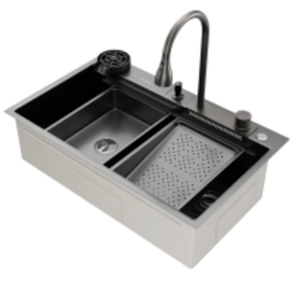 Cuba Gourmet Para Cozinha Miami Nano Black Aço Inox 304 Golde