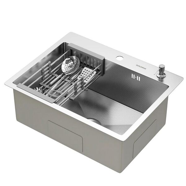 Cuba Gourmet Para Cozinha Quebec Quadrada 60cm Aço Inox 304 c
