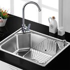 Cuba Gourmet Pia Inox 304 Com Lixeira Embutir 5l Dosador De S