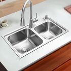 Cuba Gourmet Pia Inox 304 Com Lixeira Embutir 5l Dosador De S