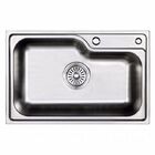 Cuba Gourmet Pia Inox 304 Com Lixeira Embutir 5l Dosador De S