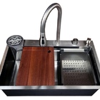 Cuba Gourmet Premium Torneira Cascata Lavador Copos Aço Inox