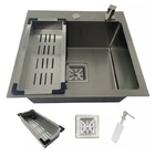 Cuba Gourmet Quadrada 44x44cm Escovada Aço Inox 304 Com Acess