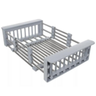 Cuba Gourmet Quadrada 60x40cm Escovada Aço Inox 304 Com Acess