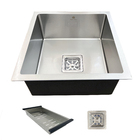 Cuba Gourmet Quadrada Aço Inox 304 Escovada 44x44cm Premium