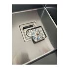 Cuba Gourmet Quadrada Aço Inox 304 Preta 44x44 Acessórios