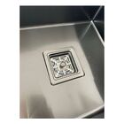 Cuba Gourmet Quadrada Aço Inox 304 Preta 44x44 Acessórios