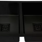 Cuba Gourmet Quadrada Aço Inox 304 Preta 78x43cm Premium