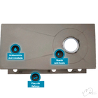 Cuba Gourmet Retangular Com Acessórios e Torneira em Aço Inox