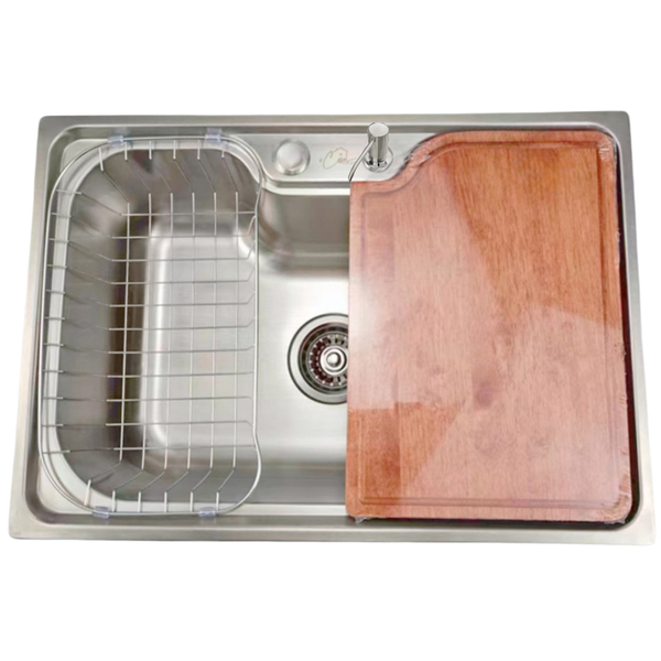 Cuba Gourmet Retangular Com Acessórios em Aço Inox Escovado 6