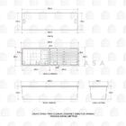 Cuba Gourmet Terena 58x45cm E Calha Waiana Embutida 60x19cm A