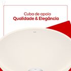 Cuba Incepa Apoio Loft Redonda Sem Mesa R1 Biscuit 35cm