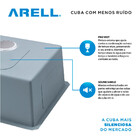 Cuba Individual S101 Inox Escovado Arell