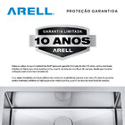Cuba Individual Sa105-p Inox Escovado Arell