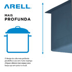 Cuba Individual Sa105-pf Inox Escovado Arell