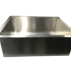 Cuba Industrial Inox 50x40x25cm Para Cozinha Pia Aço Tanque