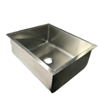 Cuba Industrial Inox 50x40x25cm Para Cozinha Pia Aço Tanque