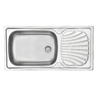 CUBA INOX 304 100X50CM SF FOSCA