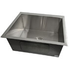 Cuba Inox 304 Quadrada Gourmet Plana Cozinha 500x400 Com Válv