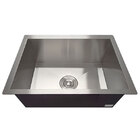 Cuba Inox 304 Quadrada Gourmet Plana Cozinha 600x400 Com Aces