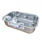 Cuba Inox 56x34x17 - Aço 430 Poli-steel  Inox Polido - Alto B