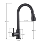 Cuba Inox Black 50x40 Torneira Extensível E Lixeira Embutida