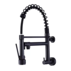 Cuba Inox Black 50x40cm + Lixeira E Torneira De Parede Preta