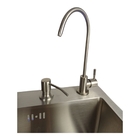 Cuba Inox Cozinha Sobrepor Completa Dosador Torneira Filtro